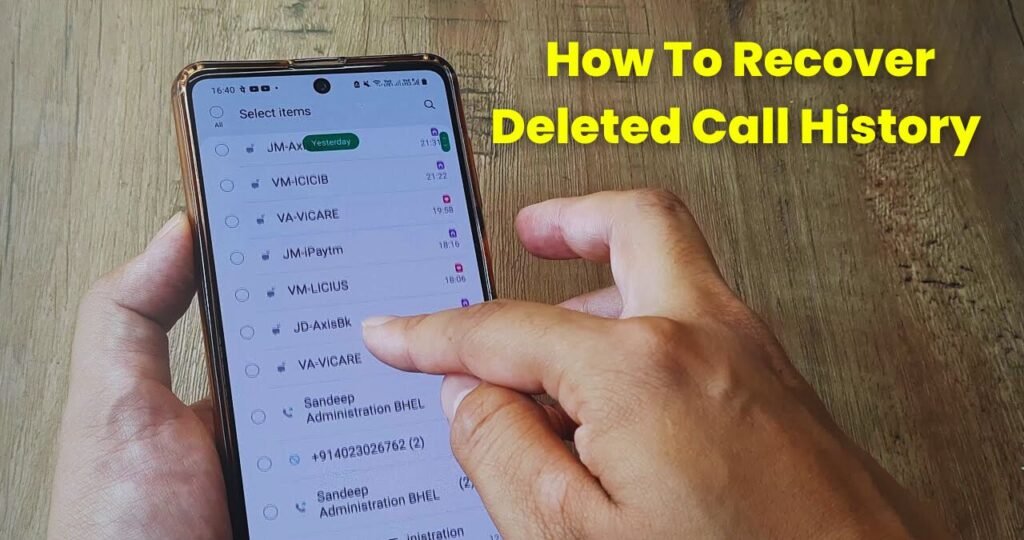 Call History Recover: How To Restore Call History If It Is Deleted?