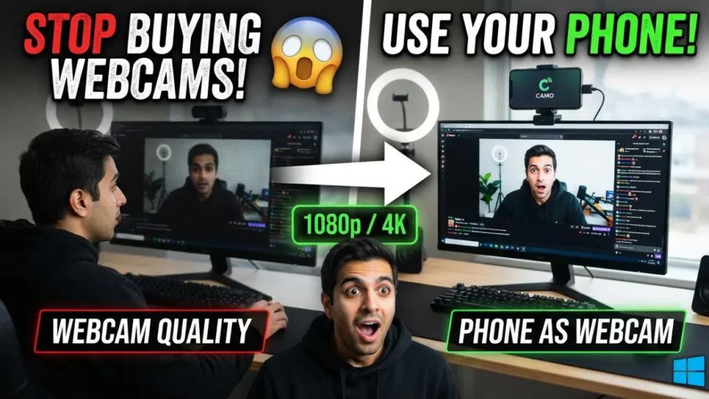 Use Your Android Phone as a Webcam for Windows 10 & 11 (Complete Guide)
